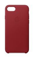 Apple Leather Case (for iPhone 8 / iPhone 7) - (PRODUCT)RED