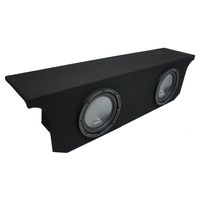 Compatible with 2007-2015 Jeep Wrangler JK Unlimited Harmony R104 Dual 10" Sub Box Enclosure
