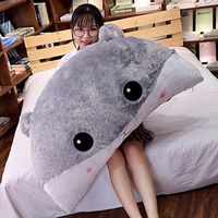 SPLY DTEM Cotton Reading Pillow - Soft Breathable Cover, Perfect Support, Premium Comfort - The Best Bed Rest Reading Pillow of The Year. (Color : Gray)