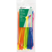 8 in. Cable Tie - Assorted (100-Pack)