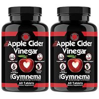 Angry Supplements Apple Cider Vinegar Pills for Weightloss (2 Pk Bundle) Natural Detox Remedy Includes Gymnema, Cinnamon, CLAS, Garcinia for Complete Diet and Health - Starter Kit or Gift