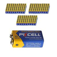 9V 6F22 Mn1604 Batteries Super Heavy Duty Carbon-Zinc Battery Count Pcs (300)