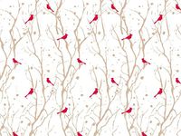Woodland Cardinals Tissue Paper (120 Pack )