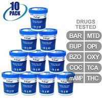 MiCare [10pk] - 10-Panel Multi Drug Test Cup (BAR/BUP/BZO/COC/mAMP/MTD/OPI/OXY/TCA/THC) #MI-TDOA-7104