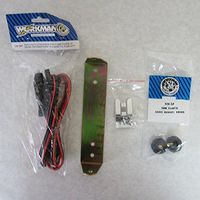Workman Cobra 25 CB Radio Mount Bracket kit (Power Cord, knobs, Bracket, mic Clip)