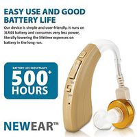 Digital Hearing Amplifier - Personal Hearing Enhancement Sound Amplifier with Extended Over 500hr Battery Life, by MEDca