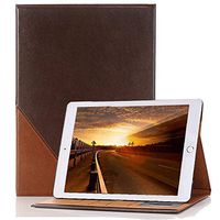 Case for iPad Pro 10.5,elecfan Luxury Book Style Folio Case Cover Stand Magnetic PU Leather with Smart Auto Sleep/Wake Feature Case Cover for Apple iPad Pro 10.5 inch(iPad Pro 10.5, Brown)