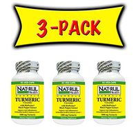 Turmeric (Curcumin) w Black Pepper Extract 1000mg 60 Count 3 Pack