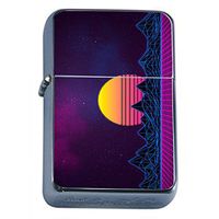 Retro Horizon 80's Tron Daft Punk Flip Top Oil Cigarette Lighter