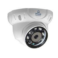 IPCC-4004E - 4X Optical Zoom (2.8-12mm), AutoFocus, UHD 5.0 Mega Pixel, IP65 Metal, POE MiniDome Camera with 60ft Ir Nightvision,ONVIF, Compatible with Synology, Blueiris- Color White