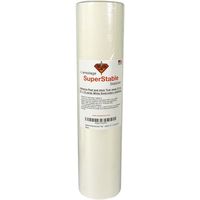 Adhesive Peel and Stick Tear Away Stabilizer White 2.0 oz 12 inch x 10 Yard Roll. SuperStable Embroidery Stabilizer Backing
