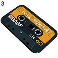 Super1798 Retro Tape Pattern Hallway Door Mat Entrance Rug Non-slip Water Absorption Floor Carpet - 3