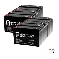 Mighty Max Battery 6V 12AH F2 SLA Battery for Sunnyway SW6100, SW6120, SW6140-10 Pack Brand Product