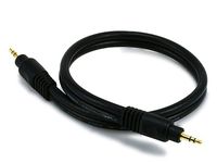 Monoprice 105575 1.5-Feet Premium Stereo Male to Stereo Male 22AWG Audio Cable - Black