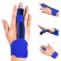 Trigger Finger Splint, Hand and Wrist Brace Support for All Finger, Index Finger Brace Splint for Tendon Release Pain Relief Broken Fingers Injuries Sprains Finger Adjustable Finger Straightener