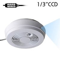 CCD-402HW Color CCD Hard Wired Spy Camera Hidden in Side View Fake Smoke Detctor with 940nM Filter