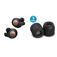 Jabra Elite Active 65t Earbuds -True Wireless Earbuds with Charging Case, Copper Black-Bluetooth & Comply SmartCore Sport Pro Premium Memory Foam Earphone Tips with SweatGuard (Medium, 3 Pairs)