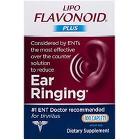 Lipo-Flavonoid Plus Ear Health Supplement | 100 Caplets | #1 ENT Doctor Recommended for Ear Ringing | Most Effective Over the Counter Tinnitus Treatment