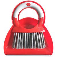 Xifando Mini Hand Dustpan&Brush Set, Mini Housekeeping Cleaning Broom and Snap-on Dustpan