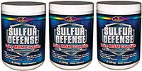 7 Lights Sulfur Defense, Pure 99.9% MSM (Methylsulfonylmethane) Crystals, 1 Pound, 3-Pack Special