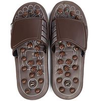 Foot Massagers Acupressure Massage Slippers for Men and Women, Relieve Plantar Stress Acupressure Relaxation Foot Massage Shoes Acupoint Massage Slippers Shoes(Size S)