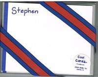 Cool Cards by Olivia Mullin 12 Cards & Envelopes Personalized Stationary Stephen