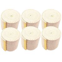 NexSkin Elastic Compression Wrap (2” Wide, 6 Pack) with Hook and Loop Fasteners at Both Ends | Stretch Cotton Athletic Bandage Roll | Support & First Aid for Sports, Medical, and Injury Recovery