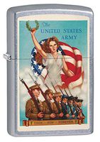 Zippo Lighter: Military Poster, Unites States Army - Street Chrome 79359