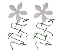 DrainWig Shower Drain Protectors as Seen on Shark Tank, Disposable Hair Catchers, Flower, Pack of 2