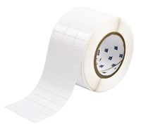 Brady THT-5-483-10 1" Width x 0.5" Height, 3.35" Web Width, B-483 Ultra Aggressive Polyester, Gloss Finish White Thermal Transfer Printable Label (10000 per Roll)