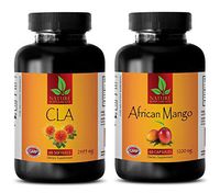 Fat Loss Extreme -"CLA" CONJUGATED LINOLEIC Acid - African Mango Extract - cla Essential Elements - 2 Bottles Combo (60 Capsules + 60 Capsules)