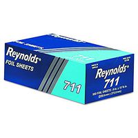 Reynolds 711 CPC 9 x 10.75 in. Interfolded Aluminum Foil Sheets - 500 Sheet per Box & Case of 3000
