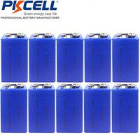 9V 1200mAh Lithium Li-SOCl2 High Capacity Batteries (10 Pack)