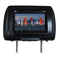 New Pair Tview T737DVPL-BK 7" Headrest Monitors Car Video Headrest Monitor Black