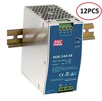 [PowerNex] Mean Well NDR-240-48 12PCS/ Box 24V 10A 240W Single Output Industrial DIN Rail Power Supply