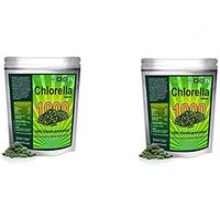 Chlorella Tablets Mega-Pack 1000 Tablets Cracked Cell, Organic, Raw, Non-GMO. 100% Pure Chlorella Pyrensoidosa. Green Superfood. High Protein, Chlorophyll & Nucleic acids. No preservatives or fillers