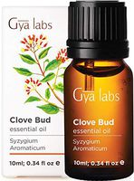 Gya Labs Clove Essential Oil - Pain Reliever for Toothaches & Better Oral Health (10ml) - 100% Pure Natural Therapeutic Grade Aromatherapy Clove Bud Oil Essential Oils for Diffuser & Topical Use
