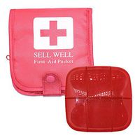 Renashed Pill Bag Organizer 7 Compartments Weekly Portable Fabric Travel Carrying Case