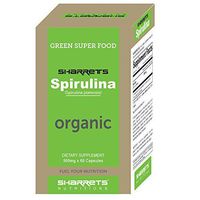 Sharrets Organic Spirulina 500mg [spirulina Tablets,spirulina Algae, spirulina antioxidant] 360 Tablets (60 Tablets x 3 Box)
