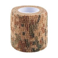 WEIYE Self-Adhesive Protective Camouflage Tape Wrap 5CM x 4.5M Tactical Camo Form Multi-Functional Non-Woven Fabric Stealth Tape Stretch Bandage for Outdoor Military Hunting - 1PCS