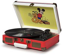 Crosley Cruiser Vintage 3-Speed Suitcase Turntable, Disney