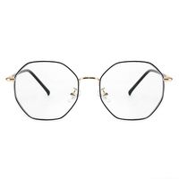 Cyxus Vintage Retro Blue Light Filter Glasses Round Anti Eyestrain Redness Metal Frame (8008T62, Gold Frame)