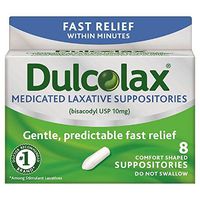DULCOLAX SUPPOS 10 MG 8