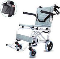 CHENJIU Lightweight Aluminium Self Propel Wheelchair, Folding Wheelchair Lightweight Medical Supplies - Manual Wheelchair Trolley