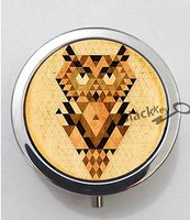 BlackKey Fancy Comic Cartoon Owls 3-Compartment Decorative Pocket Gift Box Case Organizer for Pill, Color 1 -187