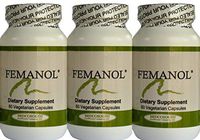 Femanol (3) Bottles 60/Count Supports Normal Healthy Feminine and Vaginal Odor