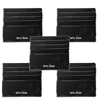Pack of 25 - Nifty Clean Reusable Microfiber Cloth, Black