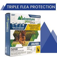 Adventure Plus Triple Flea Protection for Dogs, X-Large, 55+ lbs (4 Dose)