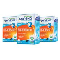 Genexa Cold Crush for Children – 180 Tablets (3 Pack) | Certified Organic & Non-GMO, Physician Formulated, Homeopathic | Cough & Cold Medicine for Children …