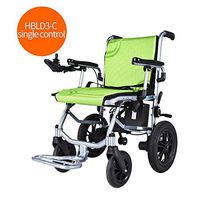 JIAJIA Lightweight Portable Folding Mobility Electric Power Wheelchair for Old Elderly Disabled,dualcontrol